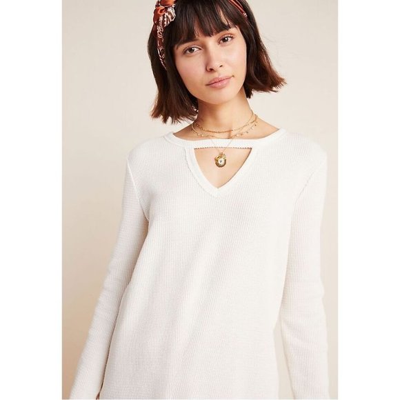 Anthropologie | NWT Nadia Waffle Tunic Top - Picture 2 of 16